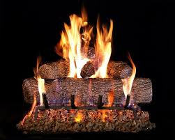 Live Oak Vented Gas Log Set And Burner