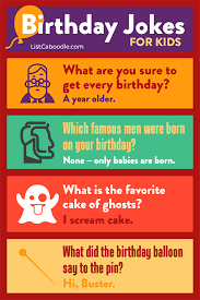 birthday jokes for kids birthday card
