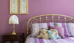 Purple Wall Colour Combination For