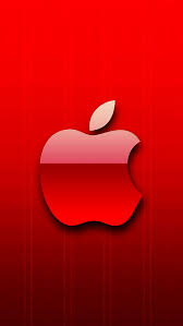 Iphone, red, apple, symbol, HD mobile ...