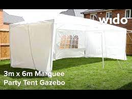 wido 3m x 6m marquee party tent