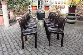 Space Age Brown Plastic Chairs By