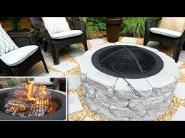 Diy Fire Pit Grill Patio