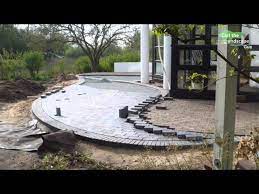 How To Build Round Paver Brick Patio