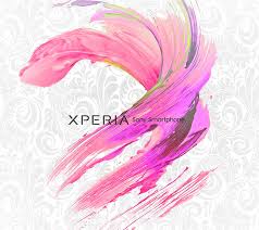 background xperia x sony theme pink