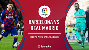 The club name in bold indicates a win for that team. El Clasico 2019 20 Barcelona V Real Madrid Predictions Line Ups And Busquets Misunderstanding Squawka