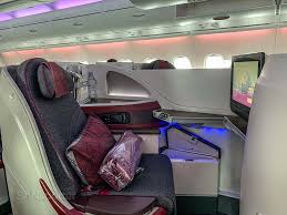 qatar airways review a380 business