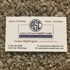 aqua steam carpet care request a