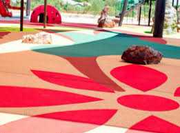 rubber playground tiles as safety surfacing