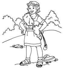 David gives praise to god after killing a lion. Top 25 David And Goliath Coloring Pages For Your Little Ones