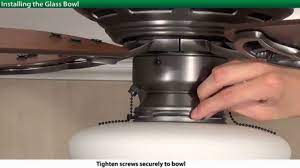 How to Install a Hunter Low Profile Ceiling Fan - 5xxxx Series Models -  YouTube