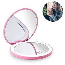 compact rechargeable lighted makeup