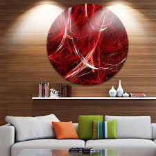 Designart Canada Red Swirling Clouds 29