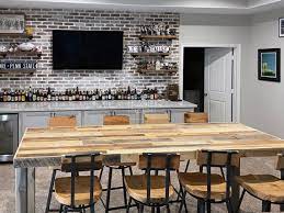 Reclaimed Wood Bar Table Restaurant