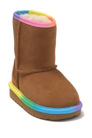Ugg Rainbow Genuine Shearling Lined Boot Toddler Nordstrom Rack