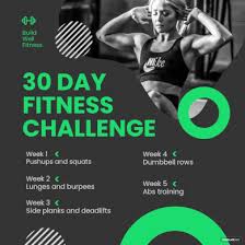 30 Day Fitness Plan 11 Examples