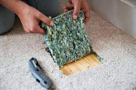 how to fix and patch stained carpeting