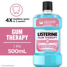listerine gum therapy anti gingivitis