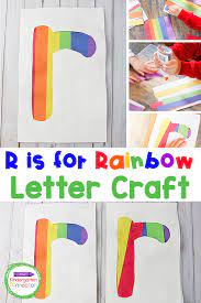 letter r craft r is for rainbow