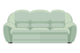 Cozy Couch Icon Comfortable Living
