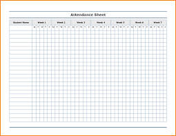 Employee Attendance Record Sheet Printable Attendance