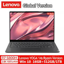2021 Lenovo YOGA 14s Laptop AMD Ryzen 7 5800H 16GB RAM 512GB/1TB SSD 14  Inch Full Screen Notebook 2.8K 90Hz IPS Office Ultrabook|Laptops