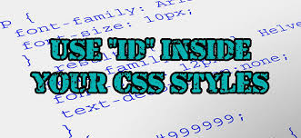 html id inside your css files