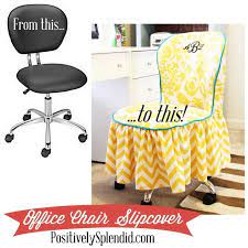 Diy Office Chair Slipcover Free
