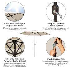 Crank Lift Patio Umbrella