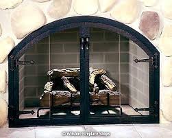 Custom Glass Fireplace Glass Doors