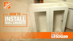 how to install wall cabinets the home