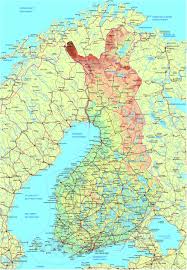 Finland map and satellite image. Large Detailed Elevation Map Of Finland With Roads And Cities Finland Europe Mapsland Maps Of The World
