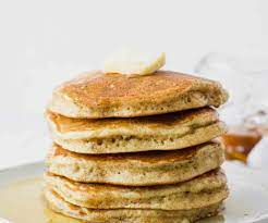 fluffy sourdough pancakes jar of lemons