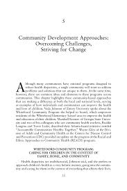  community development approaches overcoming challenges striving page 35