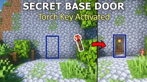 minecraft easy secret door survival