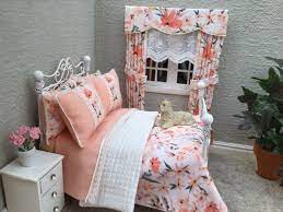 Dollhouse Bedding Set With Matching