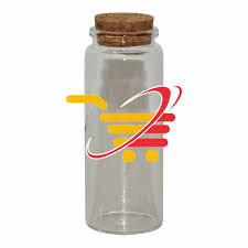 mini glass jar with cork lid