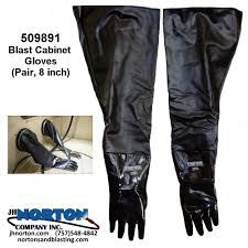 blast cabinet gloves with gauntlet