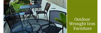 outdoor wrought iron patio furniture
