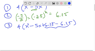 Quadratic Function Into Vertex Form