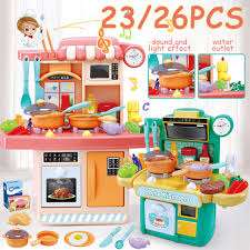 Shop with afterpay on eligible items. 23 26pcs Kitchen Playset Pretend Play Toy Cooking Set With Light Sound Effect Walmart Canada
