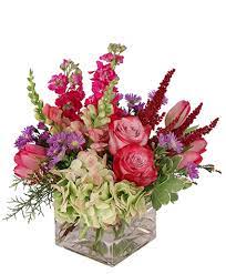 lively luscious vase arrangement in