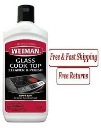 weiman glass cooktop cleaner polish