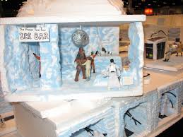 Building larger scale dioramas isn't new to him. A Look Back Star Wars Celebration V Diorama Workshop Hoth Imperial Holocron