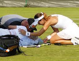 Safarova arrived on court in. Bethanie Mattek Sands Shocking Pics As Tennis Ace Suffers Horror Knee Injury At Wimbledon Tennis Sport Express Co Uk