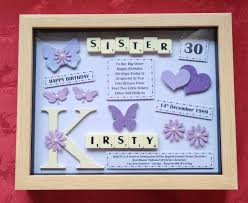sister birthday gift personalised