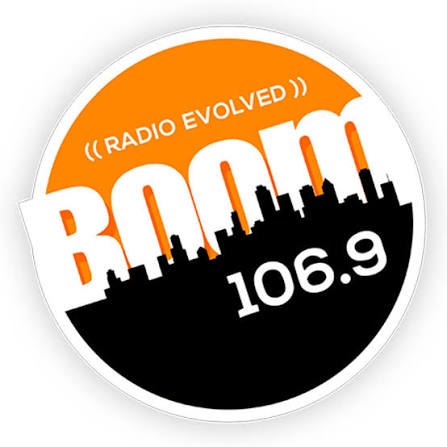 Logo de Boom SVG 106.9