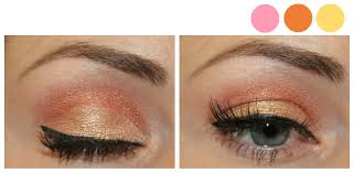 sunset eye makeup tutorial