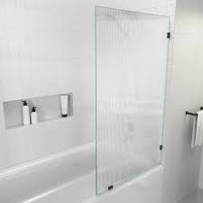 Frosted Bath Panel Shower Tub Door