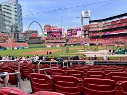 busch stadium section 154 home of st